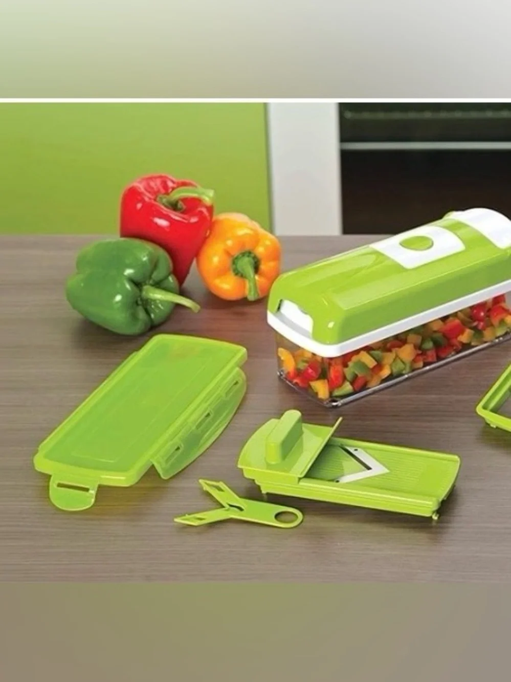 5 in one 1 Second Easy Slicer Cutter + V-Slicer Vegetables slicer chopper